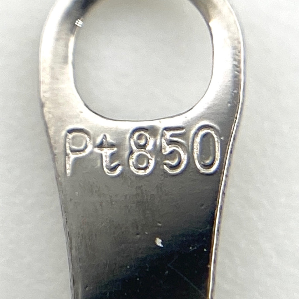 ダイヤモンド デザインネックレス プラチナ ペンダント メレダイヤ ネックレス Pt900 Pt850 ダイヤモンド レディース 【中古】nbjwl