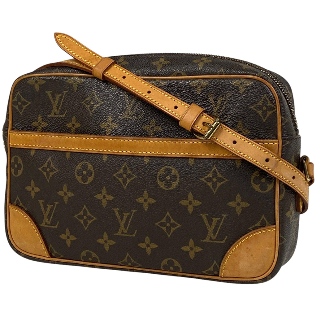 ルイ・ヴィトン トロカデロ 27 斜め掛け ショルダーバッグ モノグラム ブラウン M51274 レディース 【中古】brbag