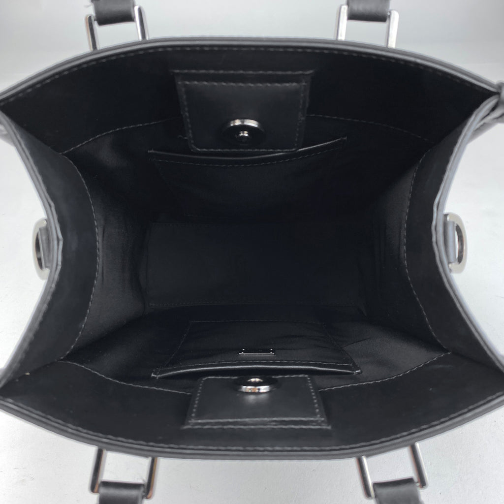 ドルチェアンドガッバーナ ロゴ ミニ トートバッグ 2WAY ショルダーバッグ ハンドバッグ トートバッグ ナイロン ブラック レディース 【中古】brbag