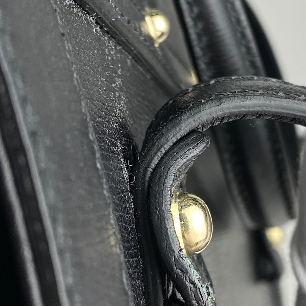 グッチ バンブー ハンドバッグ ハンドバッグ レザー ブラック 338989 レディース 【中古】brbag