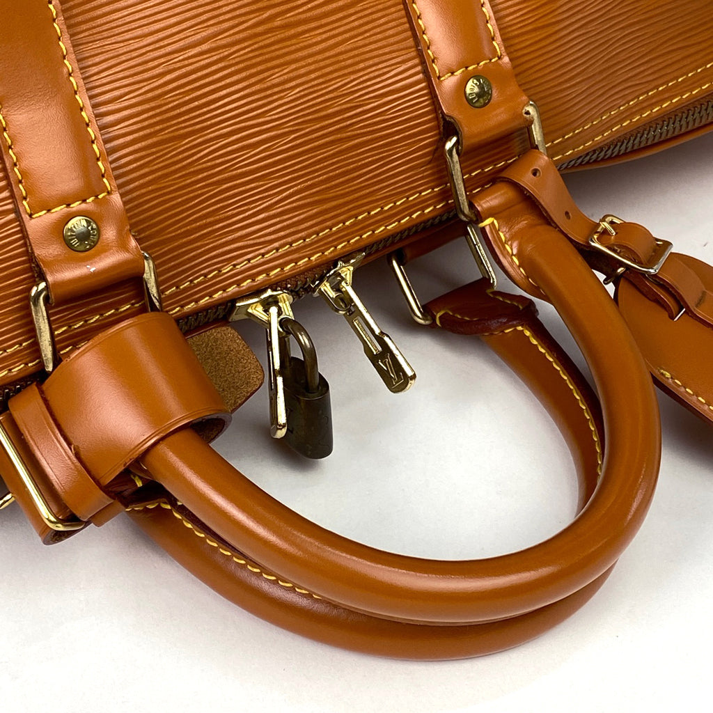 ルイ・ヴィトン キーポル 45 ハンドバッグ 旅行 ボストンバッグ エピ ジパングゴールド M42978 レディース 【中古】brbag