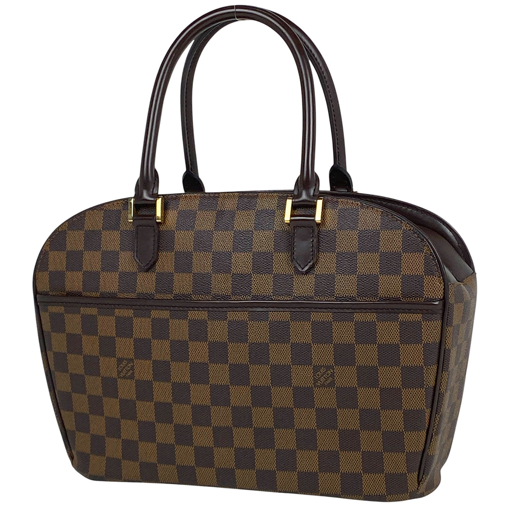 ルイ・ヴィトン サリア オリゾンタル 手提げ ハンドバッグ ダミエ ブラウン N51282 レディース 【中古】brbag