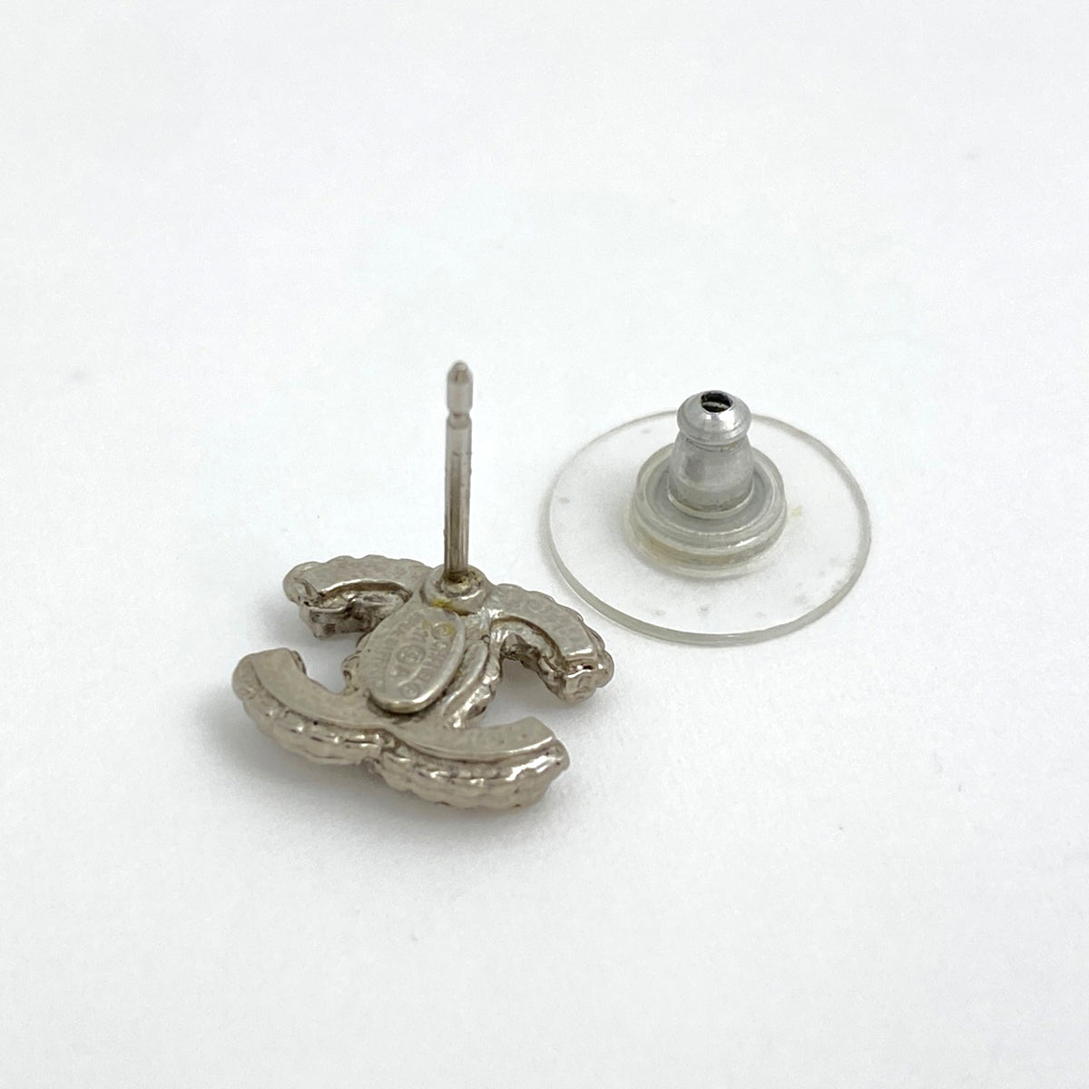 バイセル公式】シャネル ココマーク ラインストーン ピアス CC