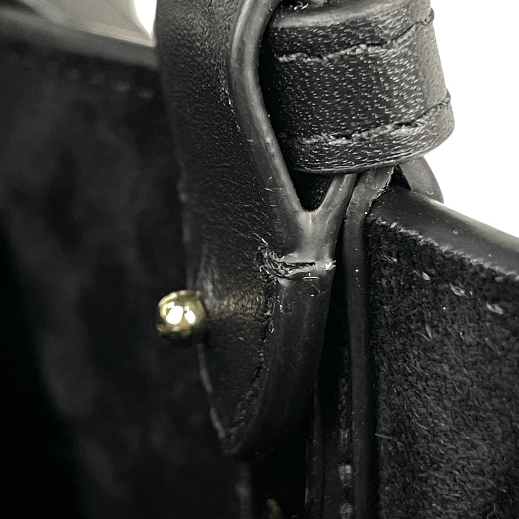 クリスチャンディオール トゥジュール バッグ ミディアム カナージュ ハンドバッグ レザー ブラック レディース 【中古】brbag