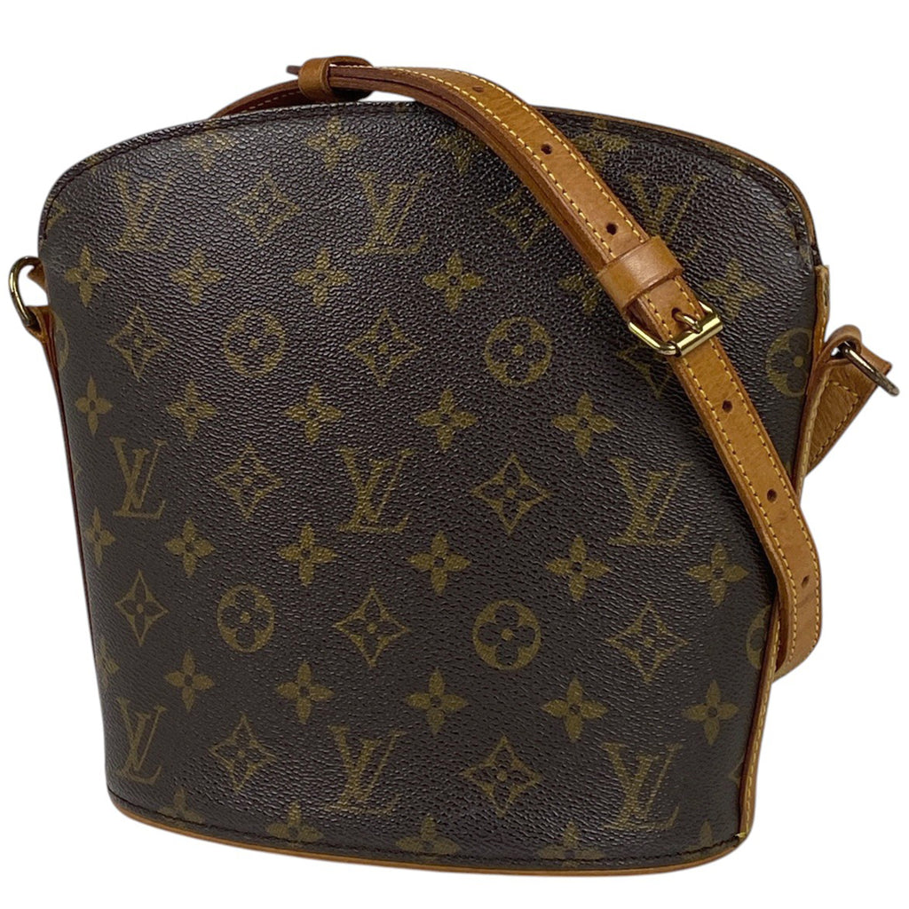 ルイ・ヴィトン ドルーオ 斜め掛け ショルダーバッグ モノグラム ブラウン M51290 レディース 【中古】brbag
