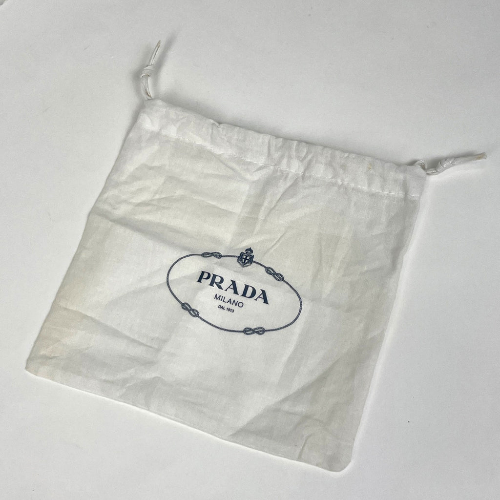 プラダ ロゴ 二つ折り財布 L字ファスナー 二つ折り財布 レザー ブルー レディース 【中古】brbag