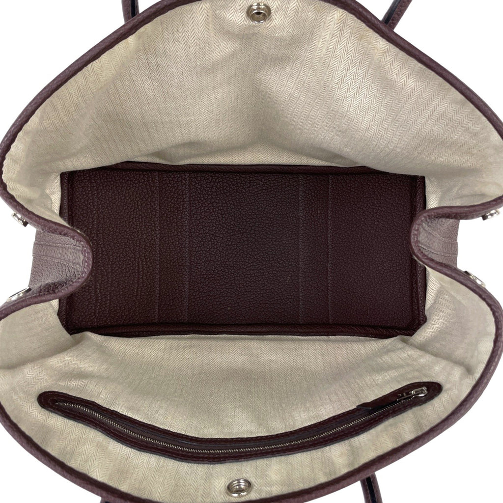 エルメス ガーデンパーティ PM ハンドバッグ トートバッグ ネゴンダ ルージュセリエ Z レディース 【中古】brbag