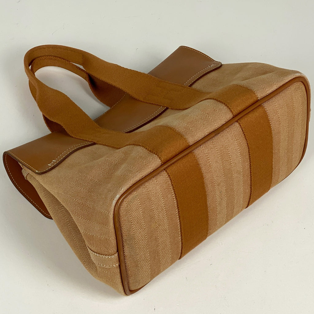 エルメス ヴァルパライソ PM 手提げ トートバッグ ハンドバッグ トワルシェブロン オレンジ レディース 【中古】brbag