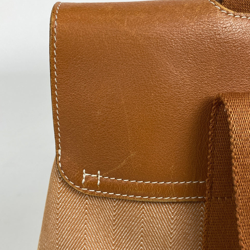 エルメス ヴァルパライソ PM 手提げ トートバッグ ハンドバッグ トワルシェブロン オレンジ レディース 【中古】brbag