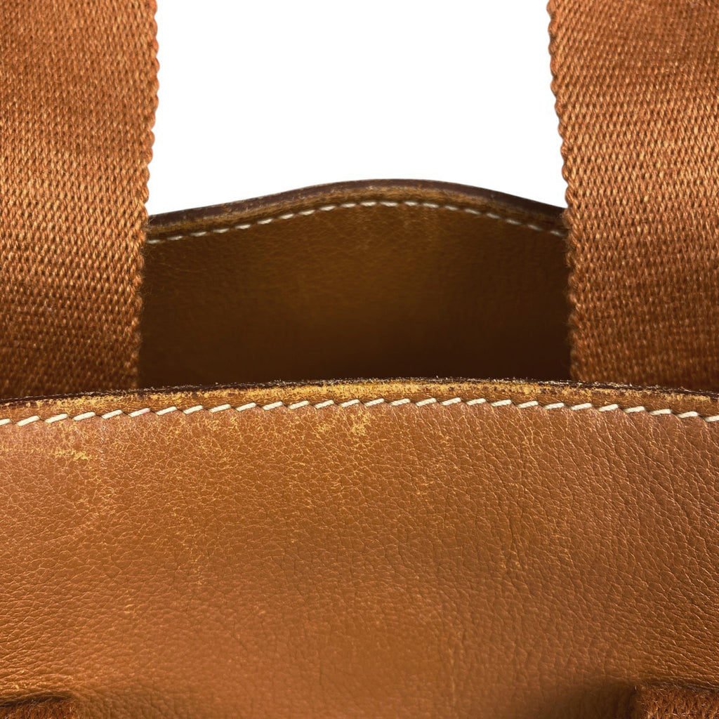 エルメス ヴァルパライソ PM 手提げ トートバッグ ハンドバッグ トワルシェブロン オレンジ レディース 【中古】brbag