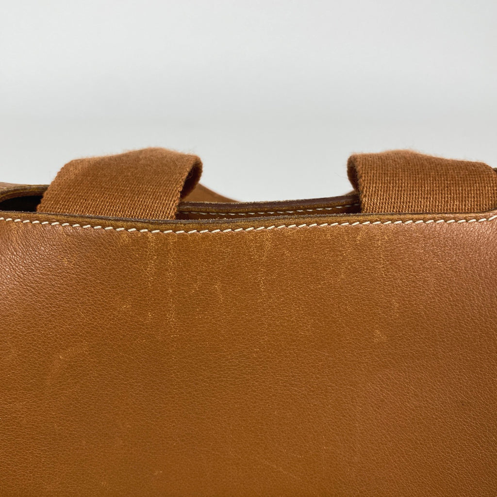 エルメス ヴァルパライソ PM 手提げ トートバッグ ハンドバッグ トワルシェブロン オレンジ レディース 【中古】brbag