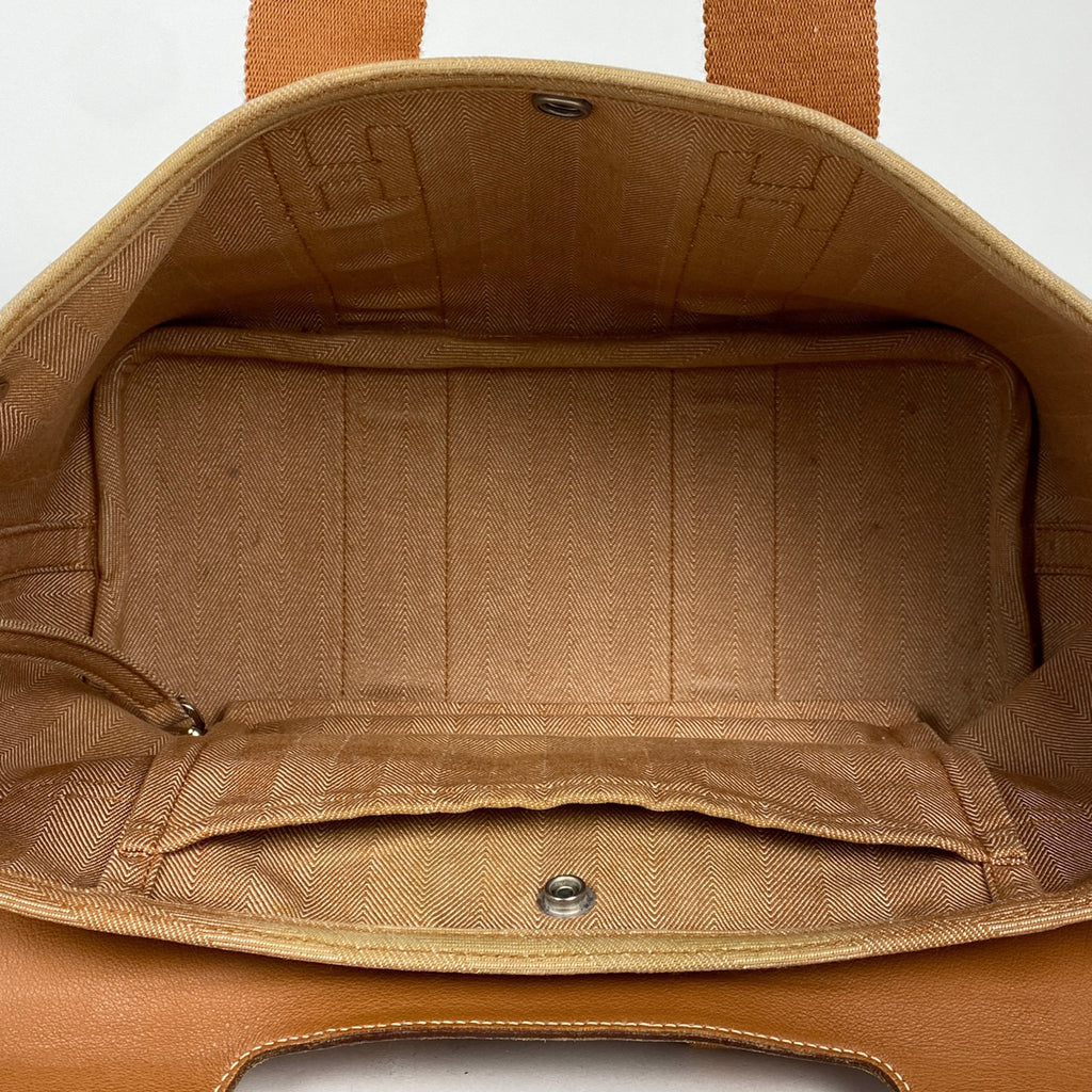 エルメス ヴァルパライソ PM 手提げ トートバッグ ハンドバッグ トワルシェブロン オレンジ レディース 【中古】brbag