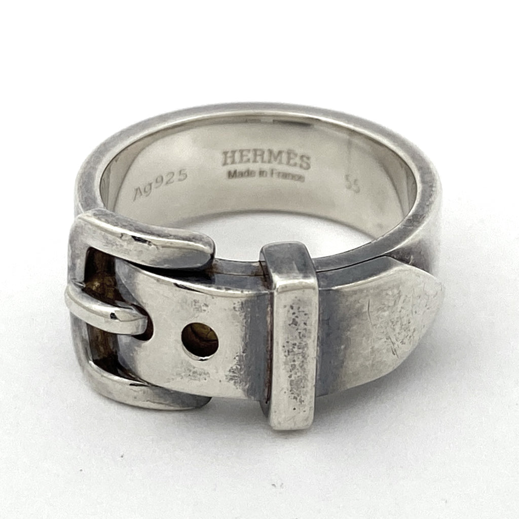 エルメス ブックルセリエ リング 指輪 リング 14.5号 シルバー925 シルバー レディース 【中古】bracc