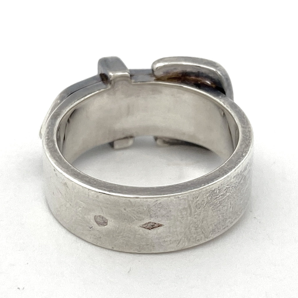 エルメス ブックルセリエ リング 指輪 リング 14.5号 シルバー925 シルバー レディース 【中古】bracc