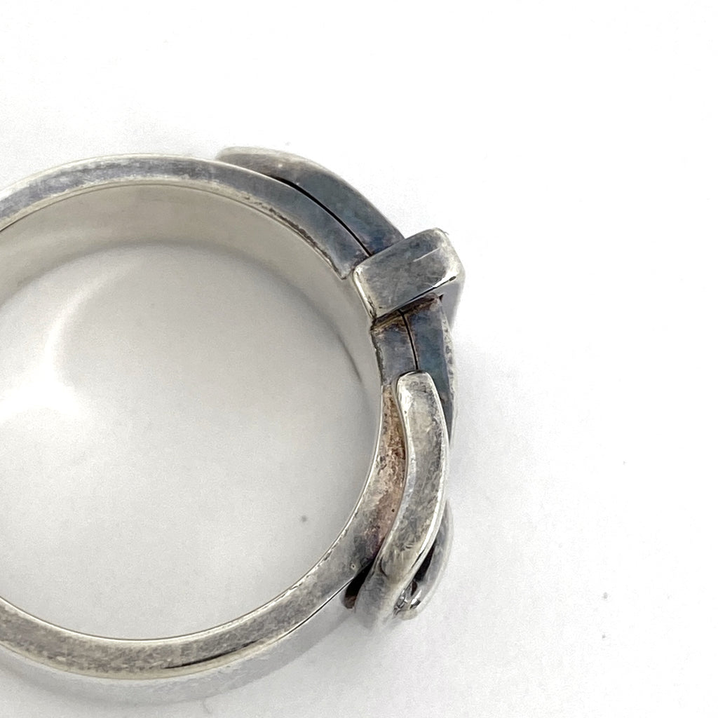 エルメス ブックルセリエ リング 指輪 リング 14.5号 シルバー925 シルバー レディース 【中古】bracc