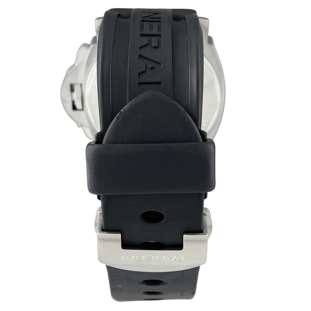 【OH済】【保証書】オフィチーネパネライ ルミノール デイライト PAM00250 腕時計 SS ラバー 自動巻き ブラック メンズ 【中古】wtcbb