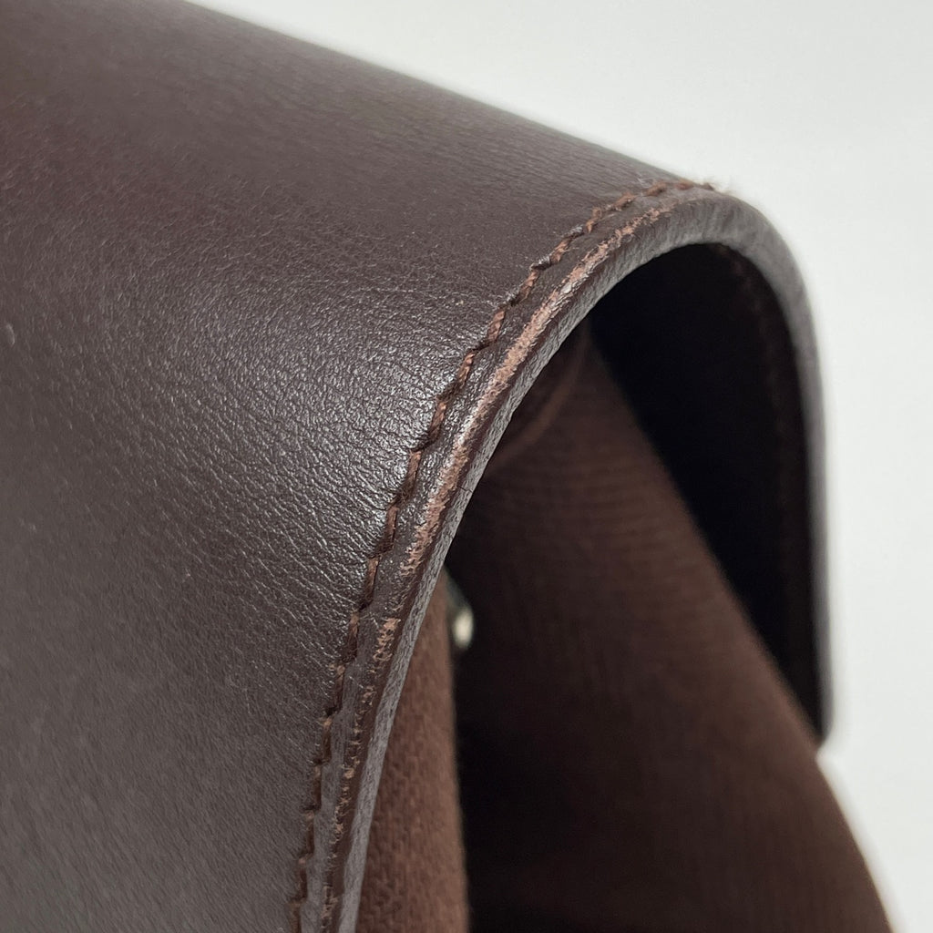 エルメス ヴァルパライソ PM 手提げ トート ハンドバッグ トワルシェブロン ハバナ レディース 【中古】brbag