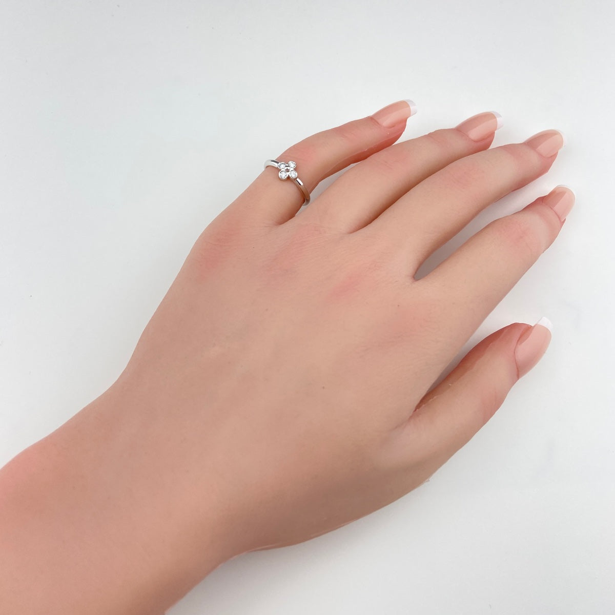 バイセル公式】ティファニー フラワー レース リング プラチナ 指輪