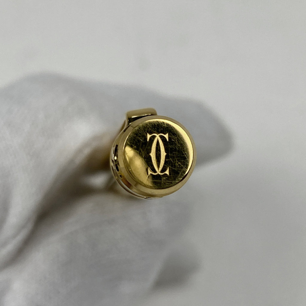 カルティエ サントス ドゥ カルティエ ボールペン 筆記具 文房具 ボールペン メタル ゴールド レディース 【中古】brbag