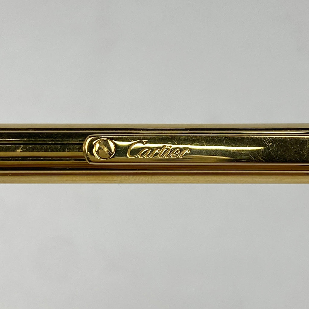 カルティエ サントス ドゥ カルティエ ボールペン 筆記具 文房具 ボールペン メタル ゴールド レディース 【中古】brbag