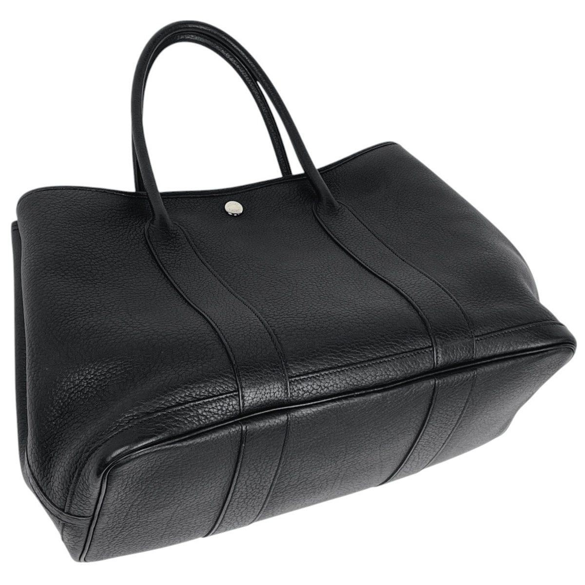HERMES エルメス ガーデンパーティーPM トートバッグ ブラック
