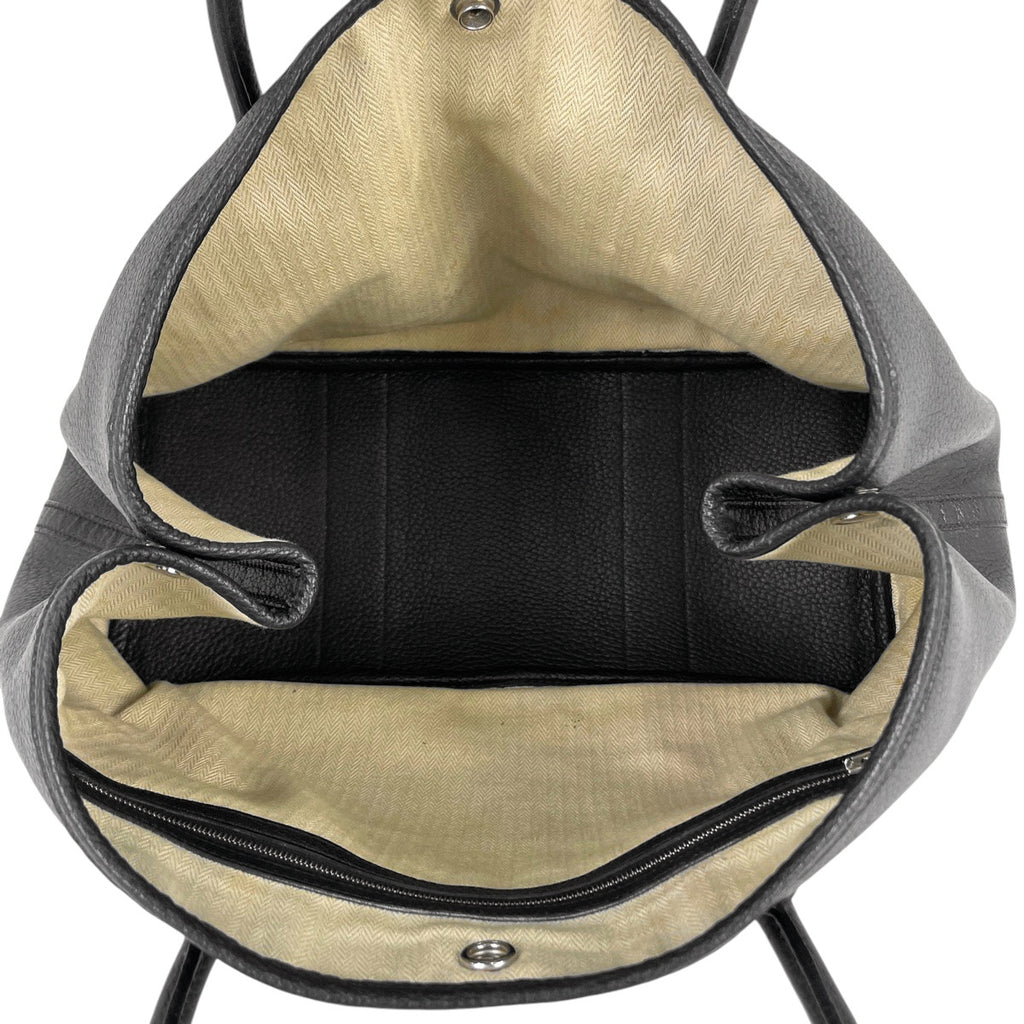 エルメス ガーデンパーティ PM ハンドバッグ トートバッグ ネゴンダ ブラック □K レディース 【中古】brbag