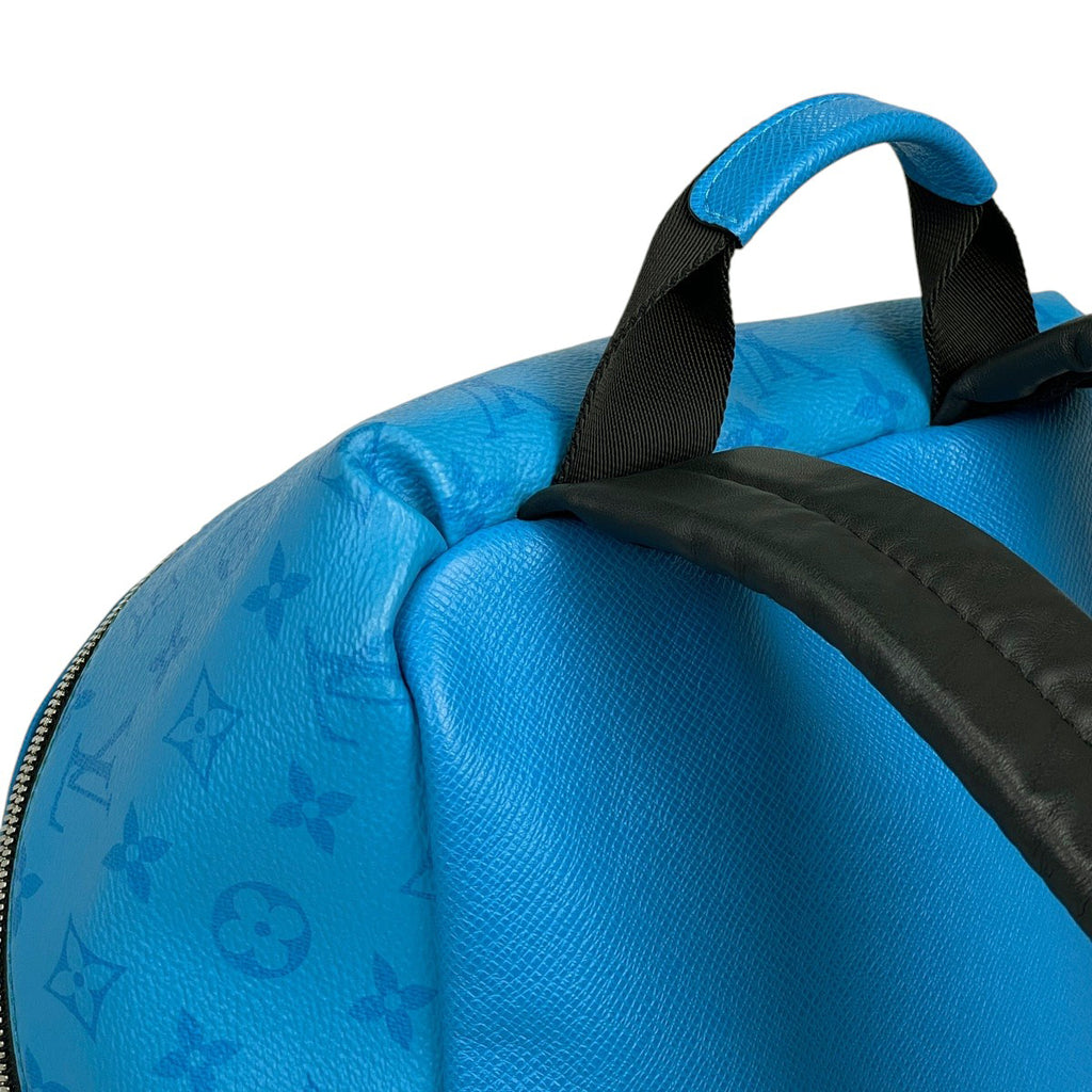 ルイ・ヴィトン ディスカバリー バックパック デイパック リュック タイガラマ ブルー M30409 メンズ 【中古】brbag
