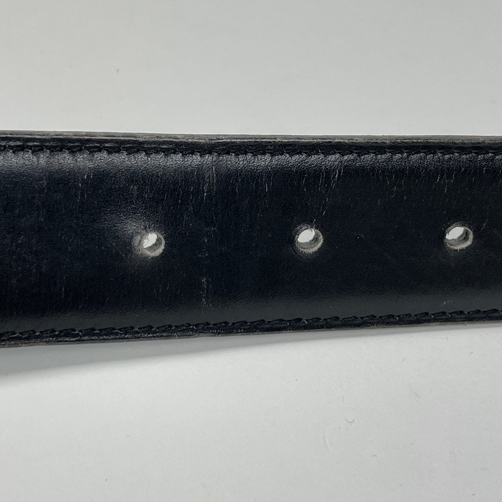 エルメス コンスタンス リバーシブル Hベルト □C刻印 ベルト レザー ブルー レディース 【中古】brbag