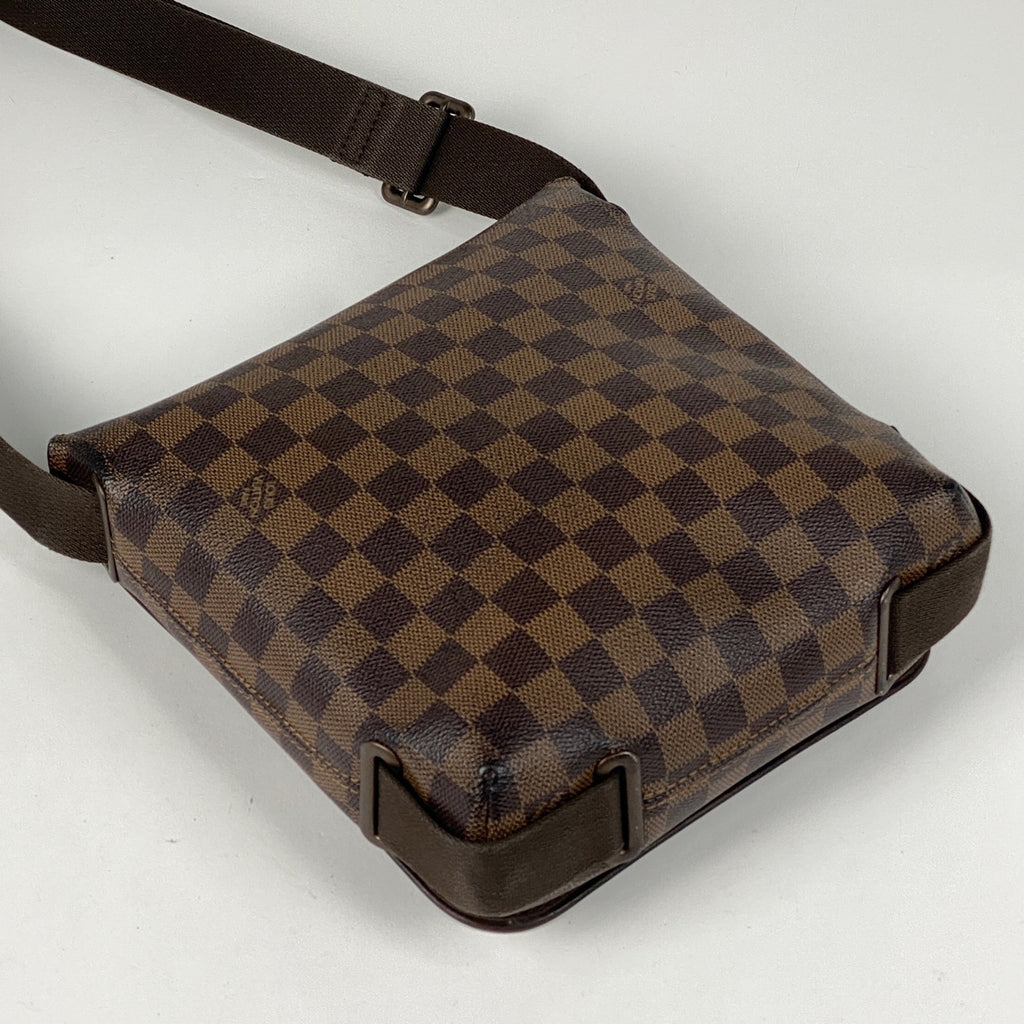 ルイ・ヴィトン ブルックリン PM 斜め掛け ショルダーバッグ ダミエ ブラウン N51210 レディース 【中古】brbag