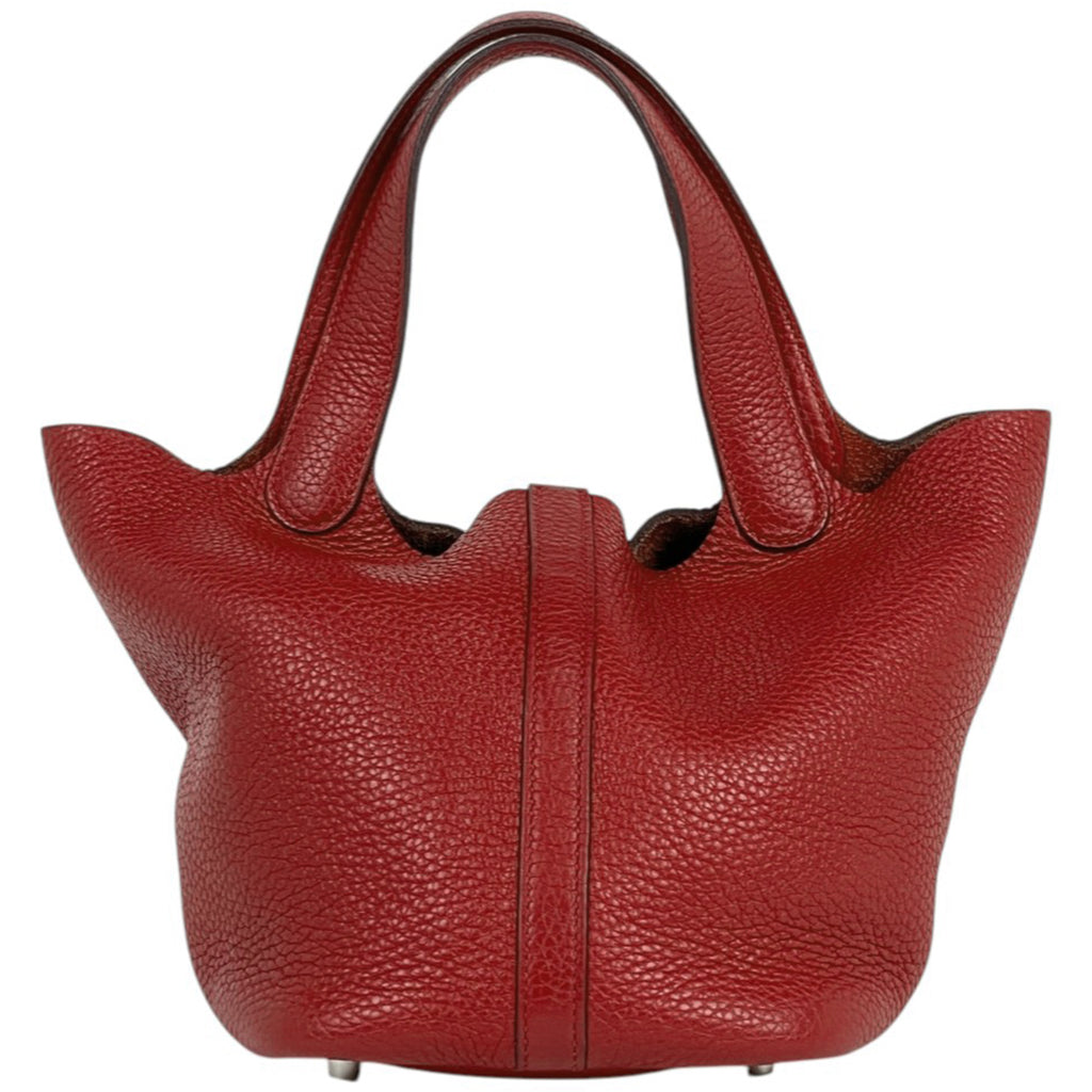 エルメス ピコタンロック PM ミニバッグ ハンドバッグ トリヨンクレマンス ルージュカザック A レディース 【中古】brbag