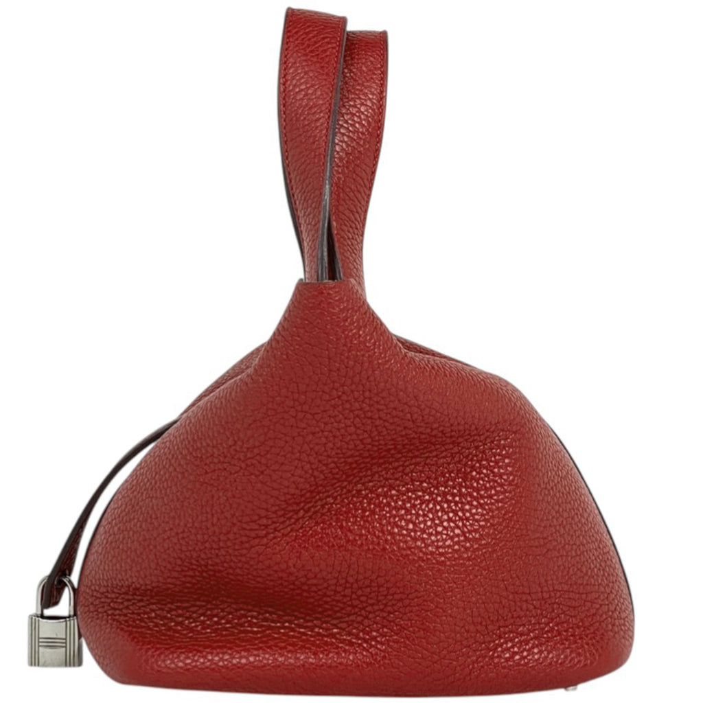 エルメス ピコタンロック PM ミニバッグ ハンドバッグ トリヨンクレマンス ルージュカザック A レディース 【中古】brbag