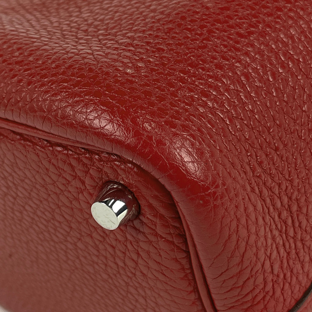 エルメス ピコタンロック PM ミニバッグ ハンドバッグ トリヨンクレマンス ルージュカザック A レディース 【中古】brbag