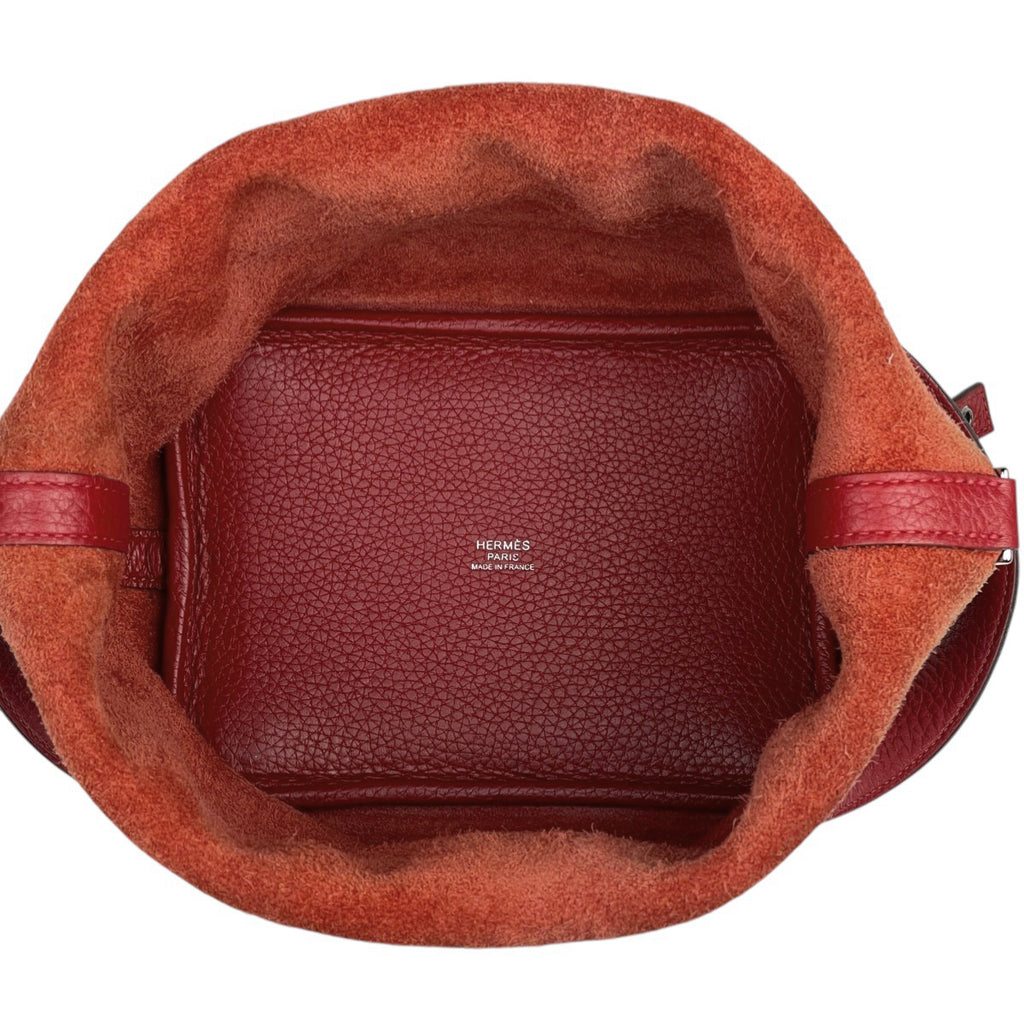 エルメス ピコタンロック PM ミニバッグ ハンドバッグ トリヨンクレマンス ルージュカザック A レディース 【中古】brbag