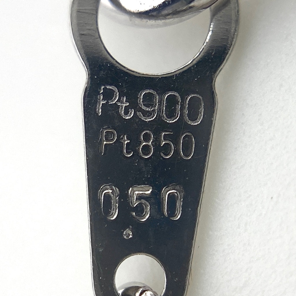 ヴァンドーム青山 クロスモチーフ デザインネックレス プラチナ ペンダント メレダイヤ 十字架 ネックレス Pt900 Pt850 ダイヤモンド レディース 【中古】brjwl