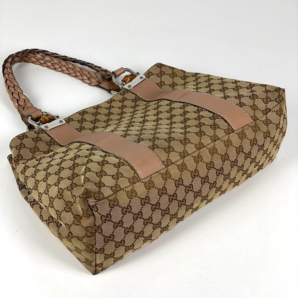 グッチ オリジナルGGキャンバス バンブー バミューダバッグ 楽天市場】【バッグ】GUCCI グッチ GGキャンバス バンブー