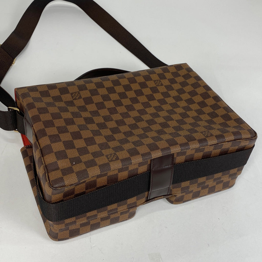 ルイ・ヴィトン ブロードウェイ 斜め掛け ショルダーバッグ ダミエ ブラウン N42270 レディース 【中古】brbag