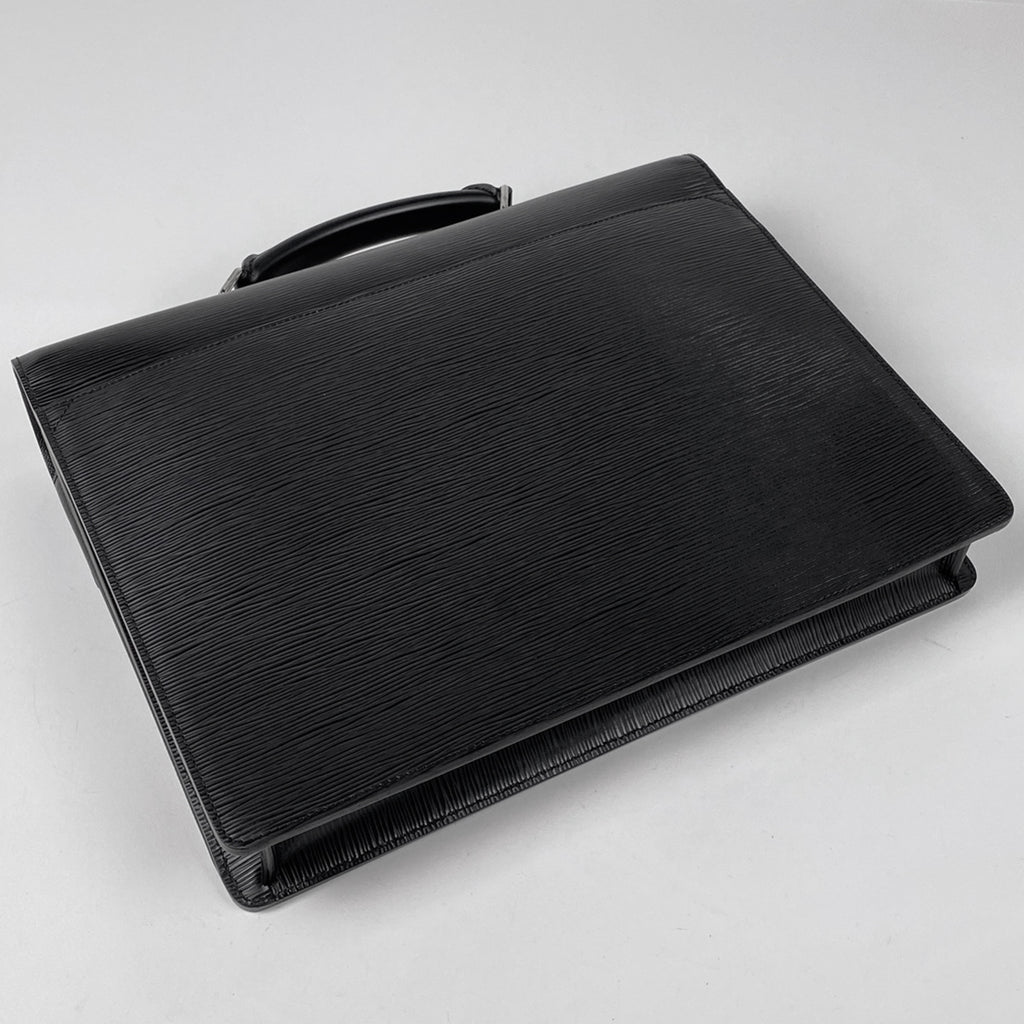 ルイ・ヴィトン ネオ ロブスト1 ブリーフケース 書類バッグ ビジネスバッグ エピ ノワール(ブラック) M54540 メンズ 【中古】brbag