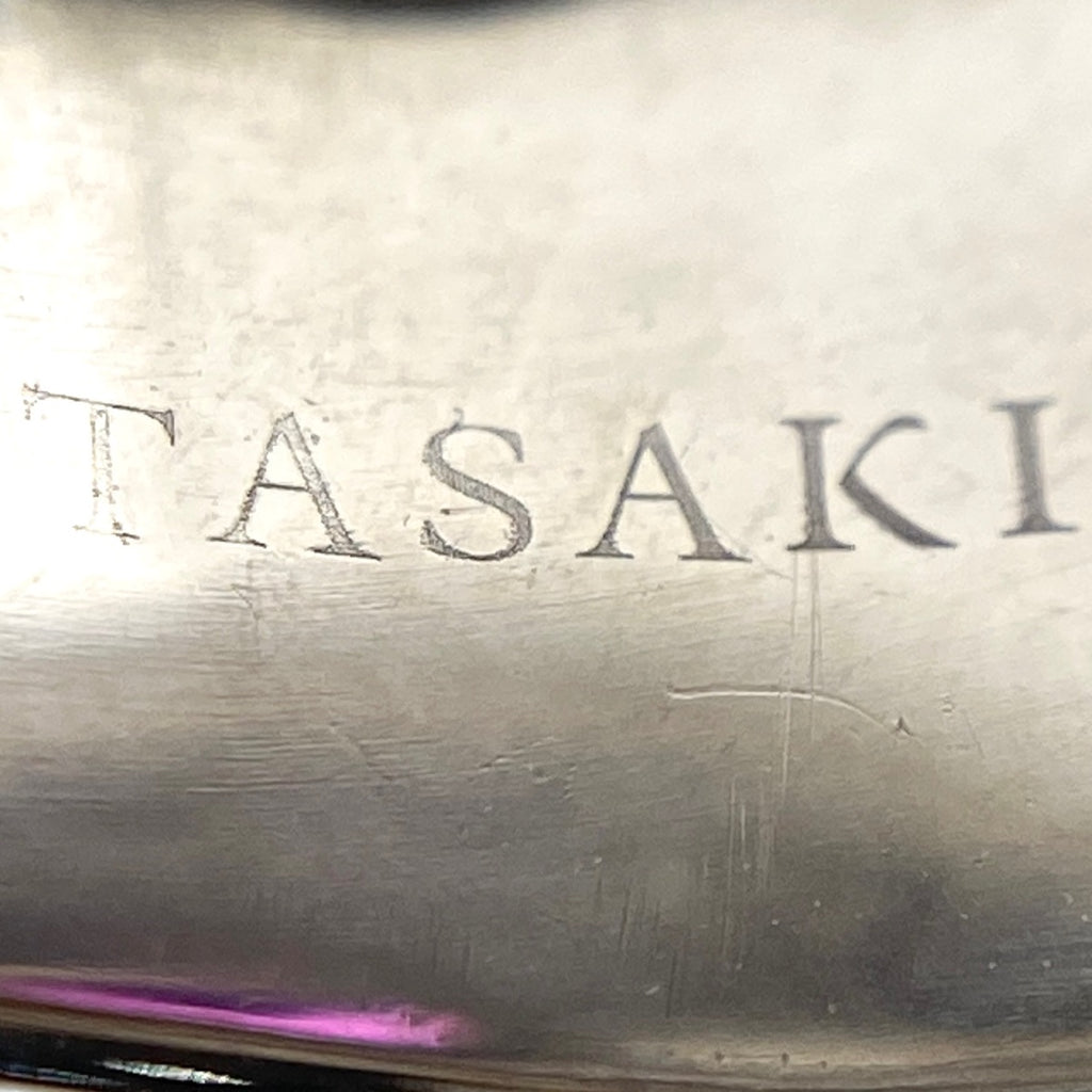 タサキ ピンクサファイア デザインリング 指輪 メレダイヤ リング 16号 750 ピンクサファイア ダイヤモンド レディース 【中古】brjwl