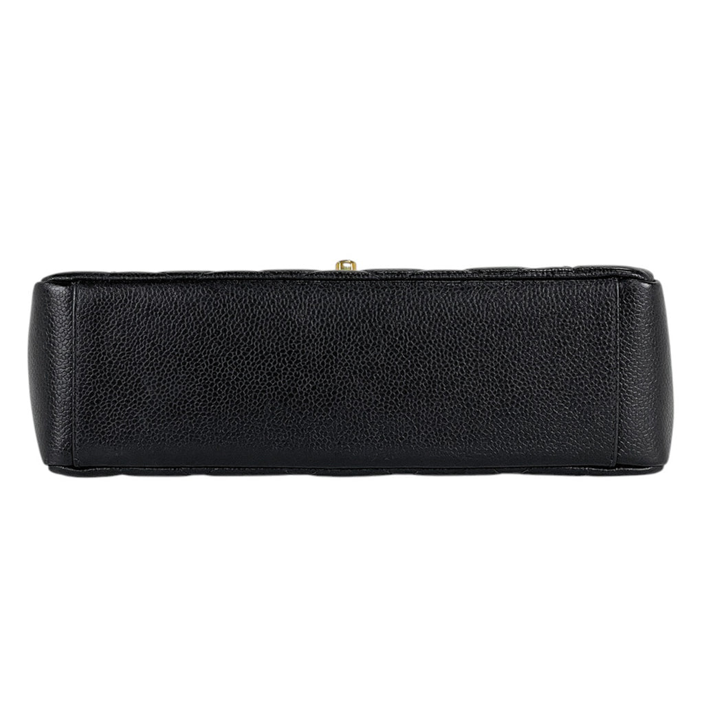 【在庫一掃】 シャネル ダイアナ マトラッセ シングルフラップ チェーン ショルダーバッグ ココマーク ショルダーバッグ キャビアスキン ブラック A01165 レディース 【中古】 brbag