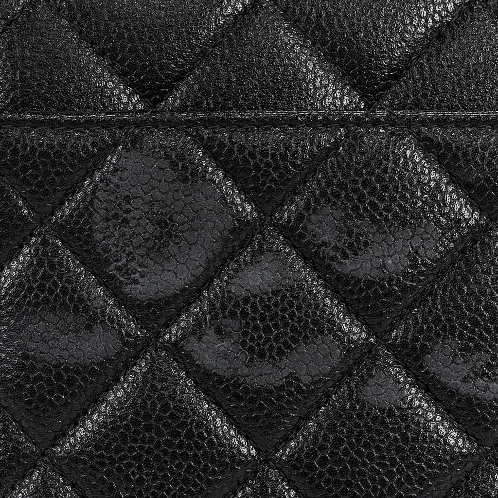 【在庫一掃】 シャネル ダイアナ マトラッセ シングルフラップ チェーン ショルダーバッグ ココマーク ショルダーバッグ キャビアスキン ブラック A01165 レディース 【中古】 brbag