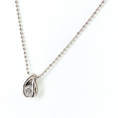 メレダイヤ デザインネックレス プラチナ ペンダント ネックレス Pt900 Pt850 ダイヤモンド レディース 【中古】nbjwl