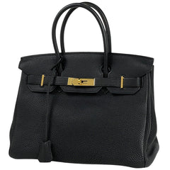 エルメス バーキン 30 ハンドバッグ トゴ ブラック □G レディース 【中古】brbag