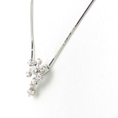 ヴァンドーム青山 メレダイヤ デザインネックレス プラチナ ペンダント ネックレス Pt950 Pt850 ダイヤモンド レディース 【中古】brjwl