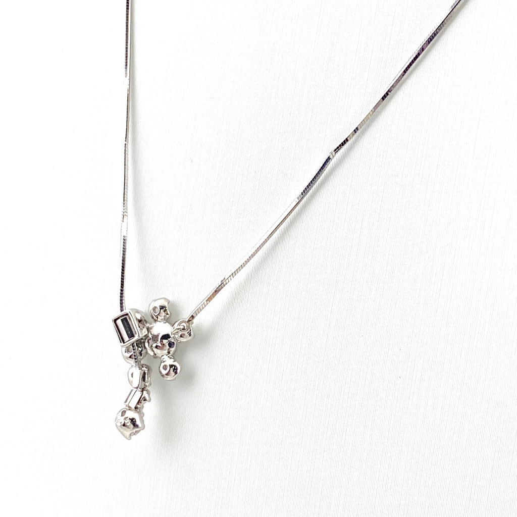 ヴァンドーム青山 メレダイヤ デザインネックレス プラチナ ペンダント ネックレス Pt950 Pt850 ダイヤモンド レディース 【中古】brjwl