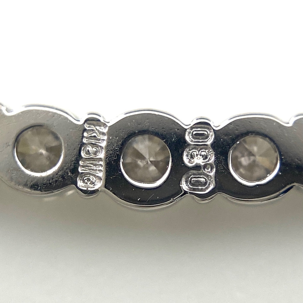 メレダイヤ デザインネックレス WG ホワイトゴールド ペンダント ネックレス K18 WG ダイヤモンド レディース 【中古】nbjwl