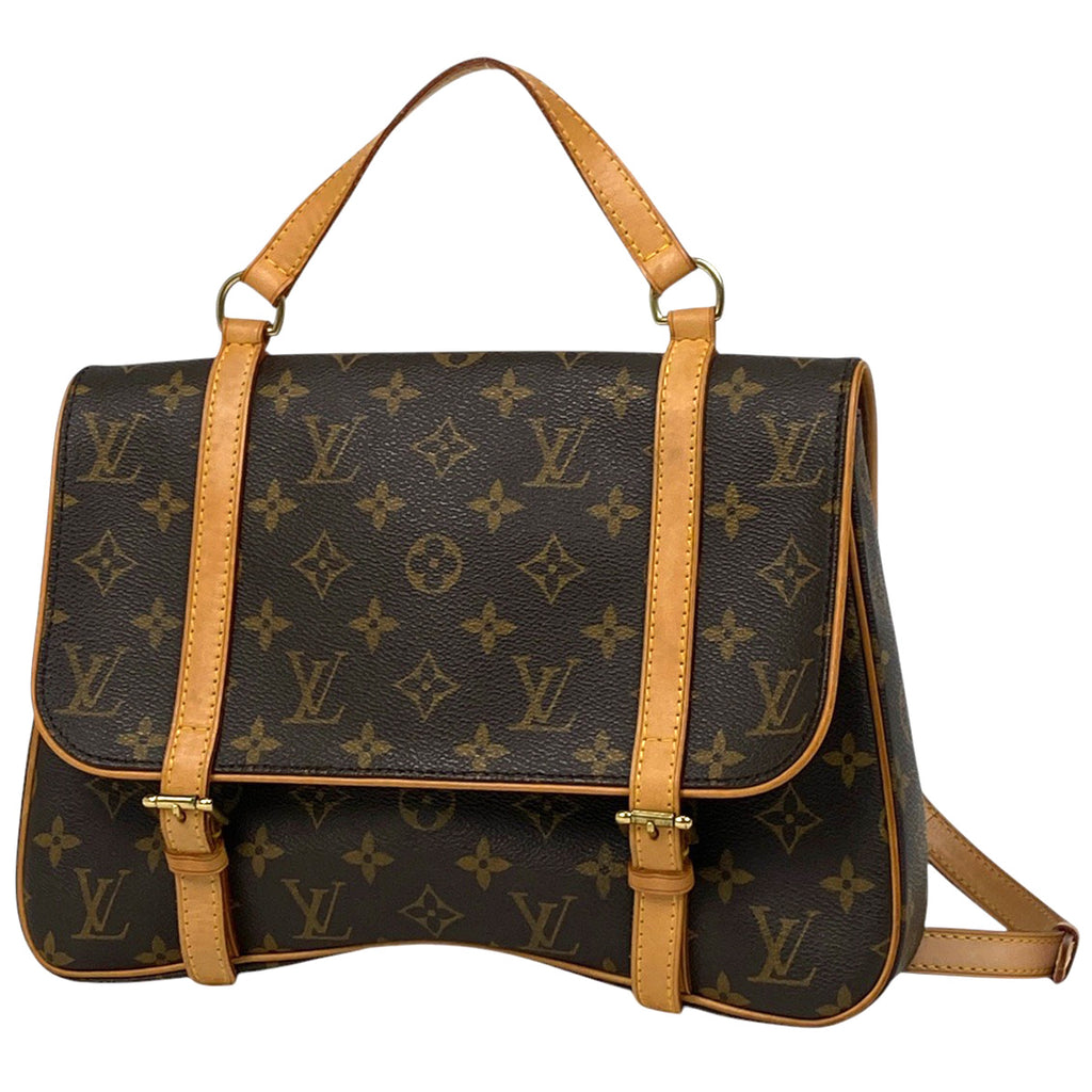 ルイ・ヴィトン マレル・サックアド ハンドバッグ 2WAY リュック モノグラム ブラウン M51158 レディース 【中古】brbag