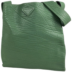 プラダ レザートライアングル ショルダーバッグ 23SS ショルダーバッグ レザー グリーン レディース 【中古】brbag