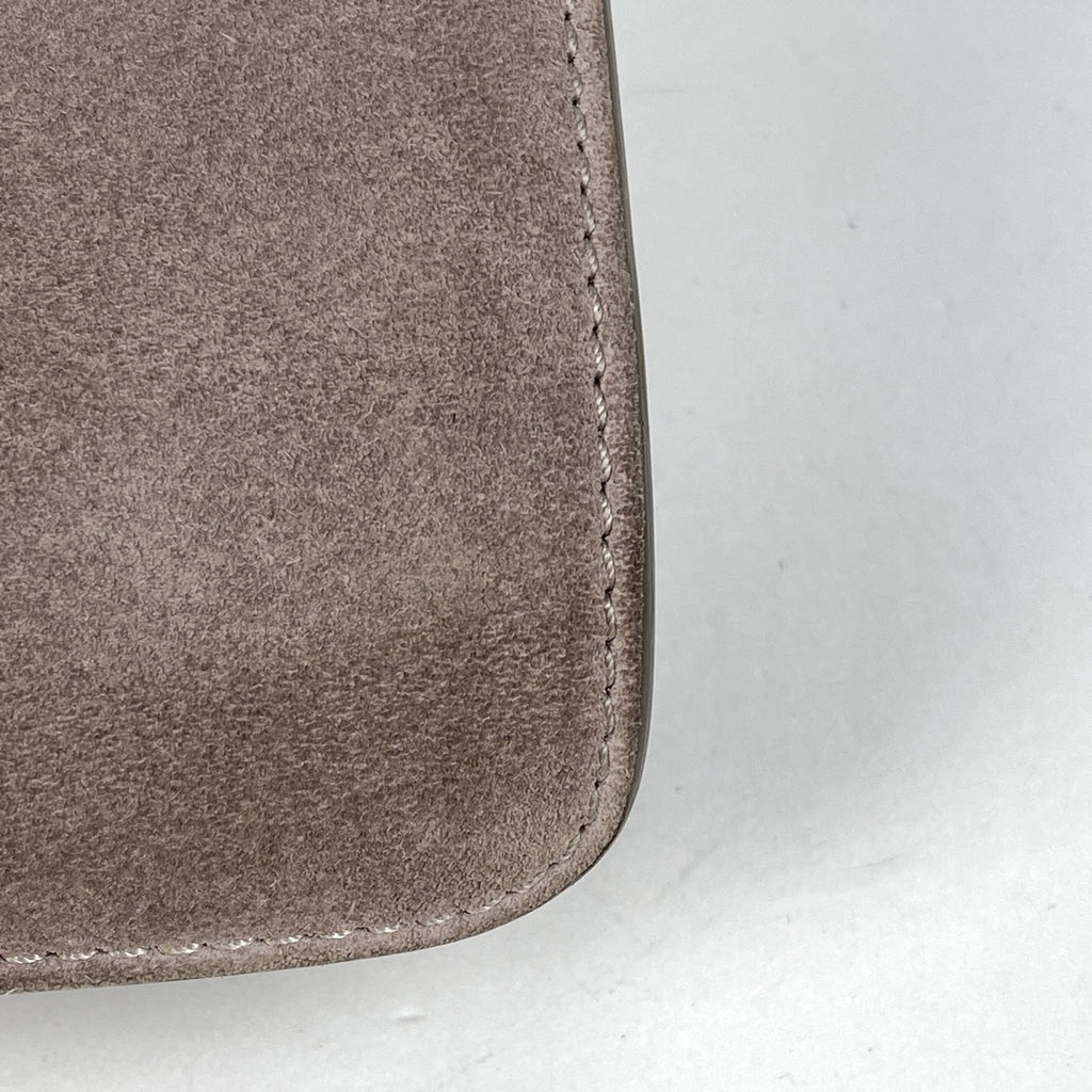 ジミーチュウ ロゴ ハンドバッグ 2WAY ショルダーバッグ ハンドバッグ スエード グレージュ レディース 【中古】brbag