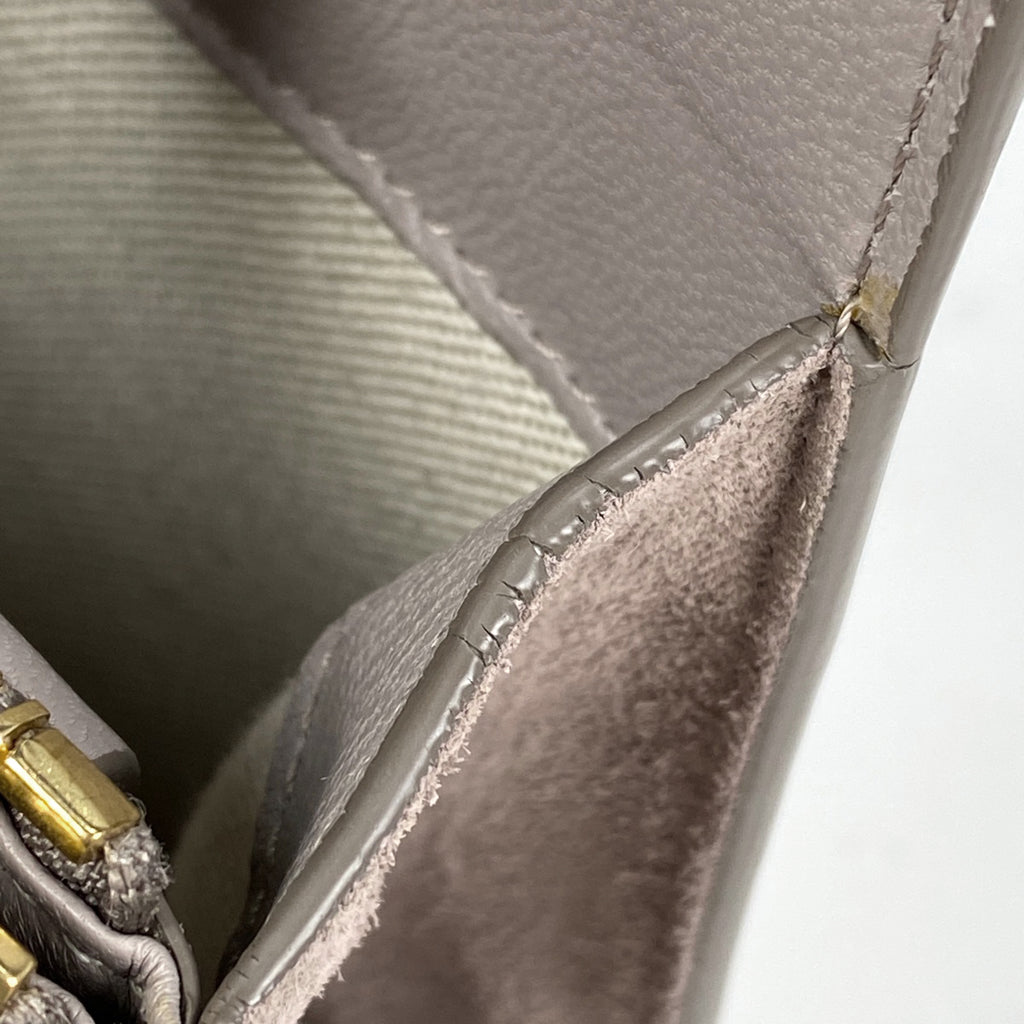 ジミーチュウ ロゴ ハンドバッグ 2WAY ショルダーバッグ ハンドバッグ スエード グレージュ レディース 【中古】brbag