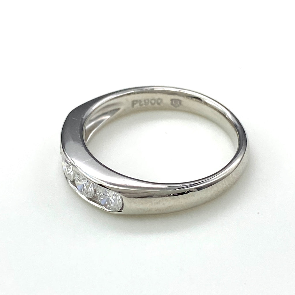 メレダイヤ デザインリング プラチナ 指輪 リング 11号 Pt900 ダイヤモンド レディース 【中古】nbjwl